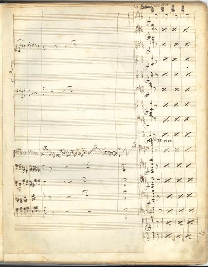 offenbach Jacques (1819-1880). 
autograph musical manuscript signed "Jacques Offenbach",...