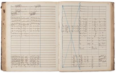 GOUNOD Charles. MUSICAL MANUSCRIT autograph signed "Ch. Gounod", Mors et Vita, 1884;...