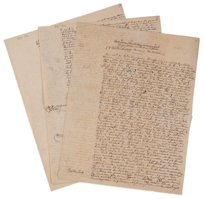 WAGNER Richard (1813-1883). 
autograph manuscript, Aus dem Tonleben unserer Zeit.

Gelegentliches...