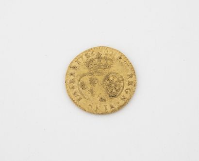 France LOUIS XV (1715 - 1774) 
Half-louis of gold. 1726 BB (Strasbourg). Front :...