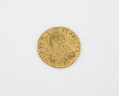 France LOUIS XV (1715 - 1774) 
Half-louis of gold. 1726 BB (Strasbourg). Front :...