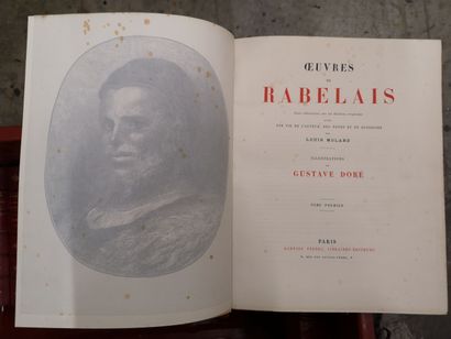 FRANCE, fin du XIXème siècle 3 caisses de livres, en demi reliures, certaines à coins...