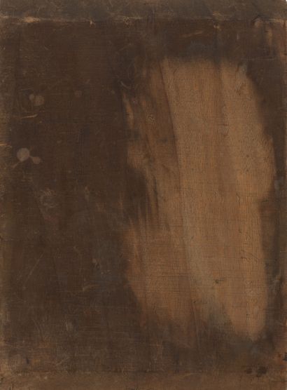 Paul Joseph LEYENDECKER (1842-?) Portrait de femme en buste à la robe orange. 1889....