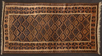 AFGHANISTAN, de type BELOUTCH, XXème siècle Tapis en laine polychrome à décor d'un...