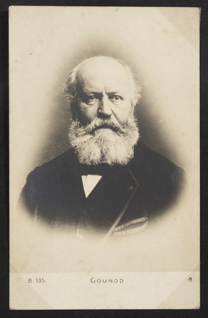 Charles GOUNOD, compositeur. Photographie sépia Antwerpen photographie artistique....