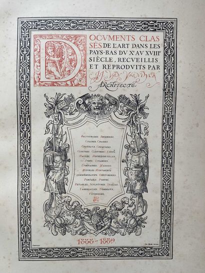 J-J. Van YSENDICK L'art dans les Pays-Bas, Xème au XVIIIème siècle, 3ème série, 1888-1889.

Tome...