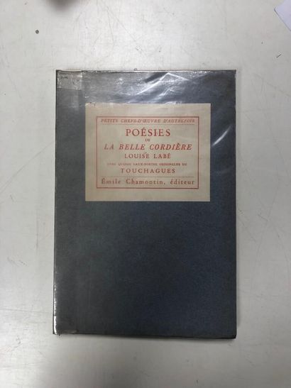 Louise LABE Poésies de la Belle Cordière.

Émile Chamontin. Paris, France. 1946....