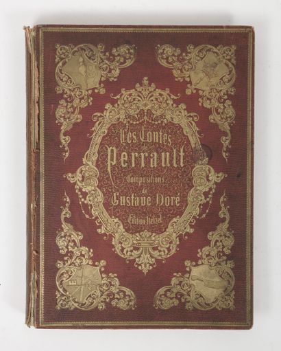 Perrault, Charles The Tales.

Third edition. Paris, J. Hetzel, 1863.

In-folio, red...