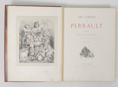 Perrault, Charles The Tales.

Third edition. Paris, J. Hetzel, 1863.

In-folio, red...