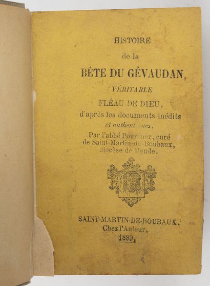 Abbé Pourcher History of the beast of Gévaudan, true scourge of God.

Saint Martin...