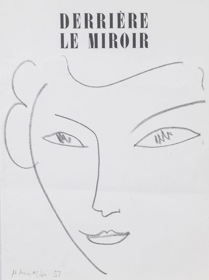 MATISSE, HENRI Behind the mirror, reissue of 1981. 
Fascicle editions Pierre à feu,...