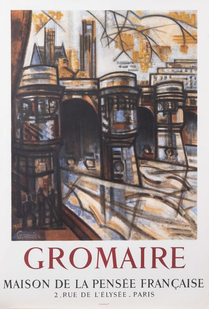 D'après Marcel GROMAIRE (1892-1971) Gromaire.

Maison de la pensée française. 

Affiche,...