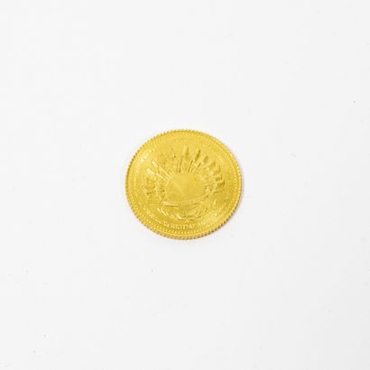 France Médaille en or jaune. 1981. 

Général De Gaulle. 

Série des leaders politiques...