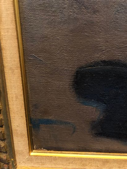 Emile Henri BERNARD (1868-1941) Porteuses d'eau, 1894. Huile sur toile. Signée en...