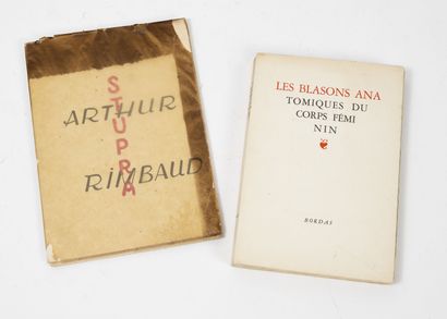 RIMBAUD, Arthur The Stupra. 

Sonnets. Paris, Imprimerie particulière, 1900. 

1...