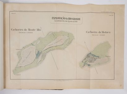 null Two portfolios of the discoveries of the rivers of Brazil, including maps in...