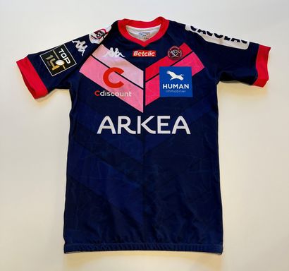 Romain BUROS UBB Collector Boxing Day jersey n°15