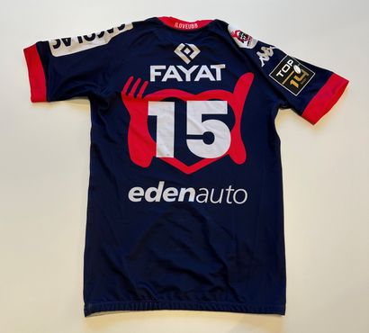Romain BUROS UBB Collector Boxing Day jersey n°15
