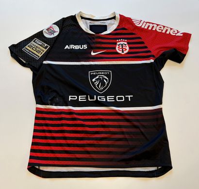 Dorian ALDEGHERI Maillot Match Stade Toulousain Collector Boxing Day n°3