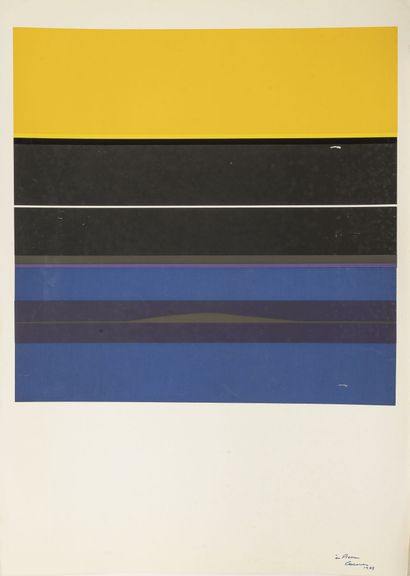 Carlos CACERES (1923-2014) Untitled, 1973.

Silkscreen on paper.

Signed, dedicated...