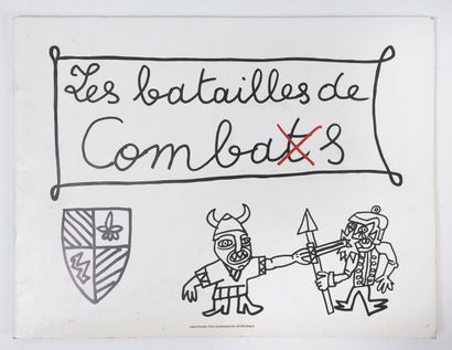 COMBAS, Robert Les batailles de CombaXs,1987. 
Catalogue de l'exposition au Musée...