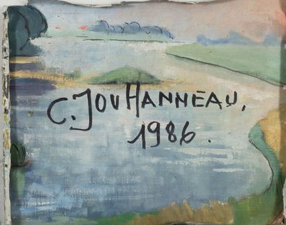 CLAUDE JOUHANNEAU (1931-2011) Sans titre, 1986.

Huile sur toile.

Signée et datée...