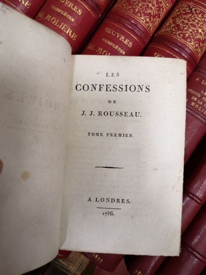 null Manette de livres des XVIIIème et XIXème siècles :

- Oeuvres de Boileau, 1752

-...