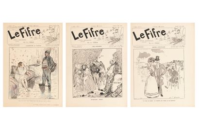 null LE FIFRE, quinze fascicules de 1889. 

L'un dédicacé à Mme Pascale Lehoux par...
