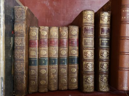 null Manette de livres des XVIIIème et XIXème siècles :

- Oeuvres de Boileau, 1752

-...