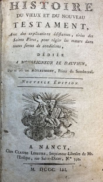 null Manette de divers volumes, dont :

- Oeuvres complètes de Walter Scott.

Paris...