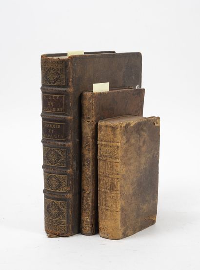 Lot de 3 volumes : 
- R.P.D. Augustin CALMET...