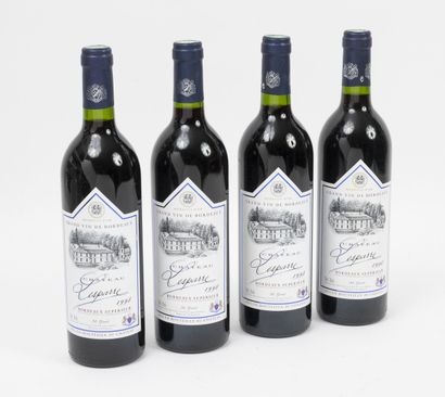CHÂTEAU LESPARRE 4 bottles, 1998.

Great wine of Bordeaux.

M. Gonet

Good level...