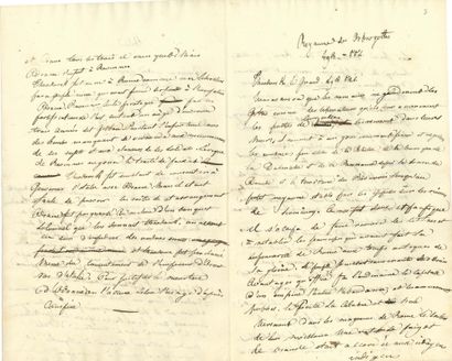 FLAUBERT Gustave (1821-1880). MANUSCRIT autographe, Notes historiques sur le Moyen...