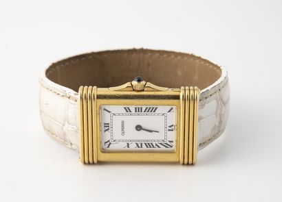 OJ PERRIN, modèle Steel Montre bracelet de dame.

Boîtier rectangulaire en or jaune...