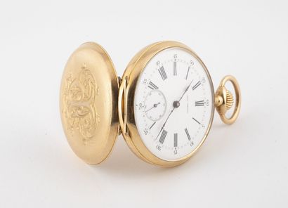 PAUL GARNIER - Horloger de la Marine Montre de gousset en or jaune (750)

Couvercle...