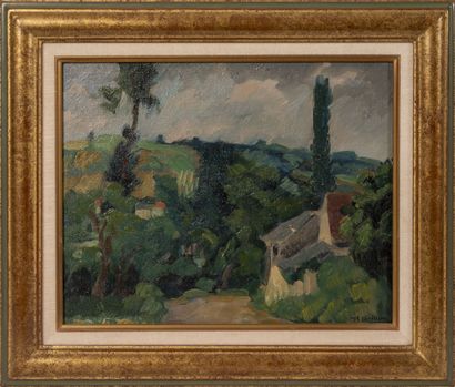 Roger Grillon (1881-1938) Vue de Mantes, 1925.

Huile sur toile

Signée en bas à...