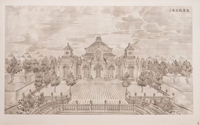 D'APRES GIUSEPPE CASTIGLIONE Palais pavillons et jardins construits par Giuseppe...