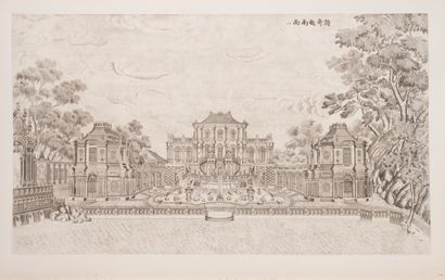 D'APRES GIUSEPPE CASTIGLIONE Palais pavillons et jardins construits par Giuseppe...