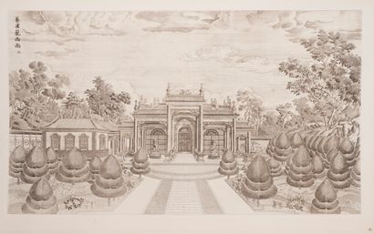 D'APRES GIUSEPPE CASTIGLIONE Palais pavillons et jardins construits par Giuseppe...