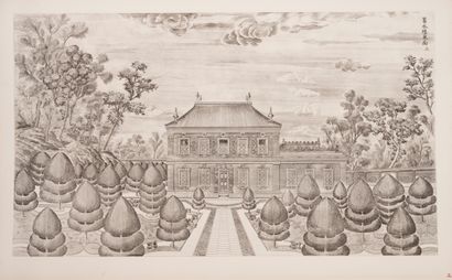 D'APRES GIUSEPPE CASTIGLIONE Palais pavillons et jardins construits par Giuseppe...