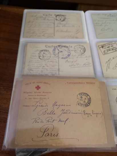 null Very nice collection of WWI health cancels.

Mostly in Brittany, on cards, letters...