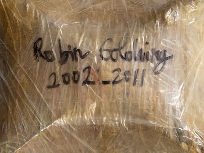 Robin GOLDRING (1963) Sans titre, 2002-2011.

Chaise.

Technique mixte.

Signée et...