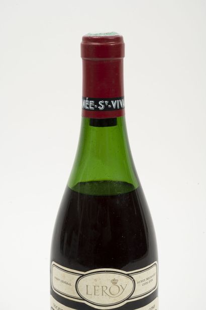 ROMANÉE-SAINT-VIVANT 1 bouteille, 1975.

Domaine de la Romanée-Conti.

Numérotée...