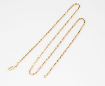 Yellow gold (750) necklace chain. 

Spring...
