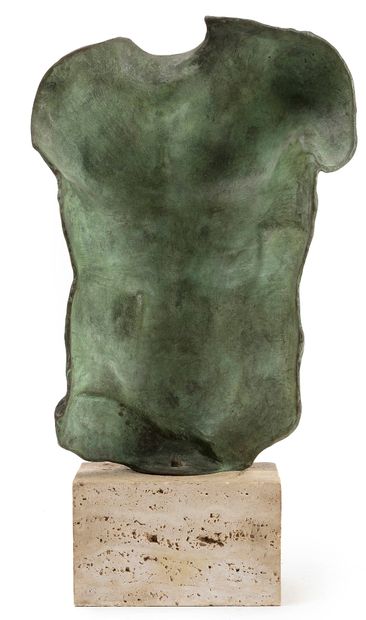 Igor MITORAJ (1944-2014) Perseus, 1988.
Proof in bronze with green patina.
Signed...