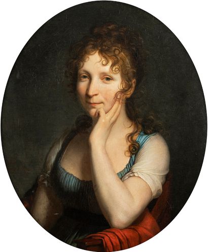 Jacques-Augustin-Catherine PAJOU (Paris 1766-1828) 
1 - Portrait de Jean-Baptiste...