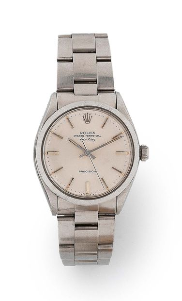 ROLEX ‘'OYSTER PERPETUAL AIR-KING PRECISION''
Montre bracelet d'homme en acier, cadran...