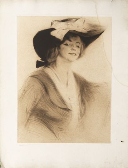 Edgar CHAHINE (1874-1947) Lily Arena sitting, 1904.

Miss Lilli, 1905.

Two drypoints...