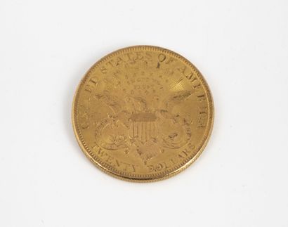 ETATS-UNIS A 20 dollars gold coin, 1887.

Weight : 33.4 g. 

Scratches and wear.