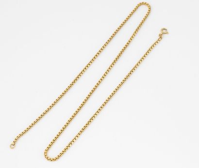 Yellow gold (750) necklace with Venetian...